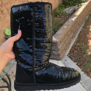Sequin Ugg Boots